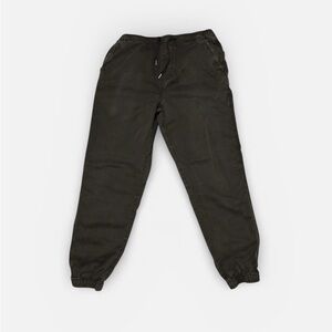 American Eagle Men's Small Dark Grey Flex Chino Joggers Lyocell Blend Minimalist